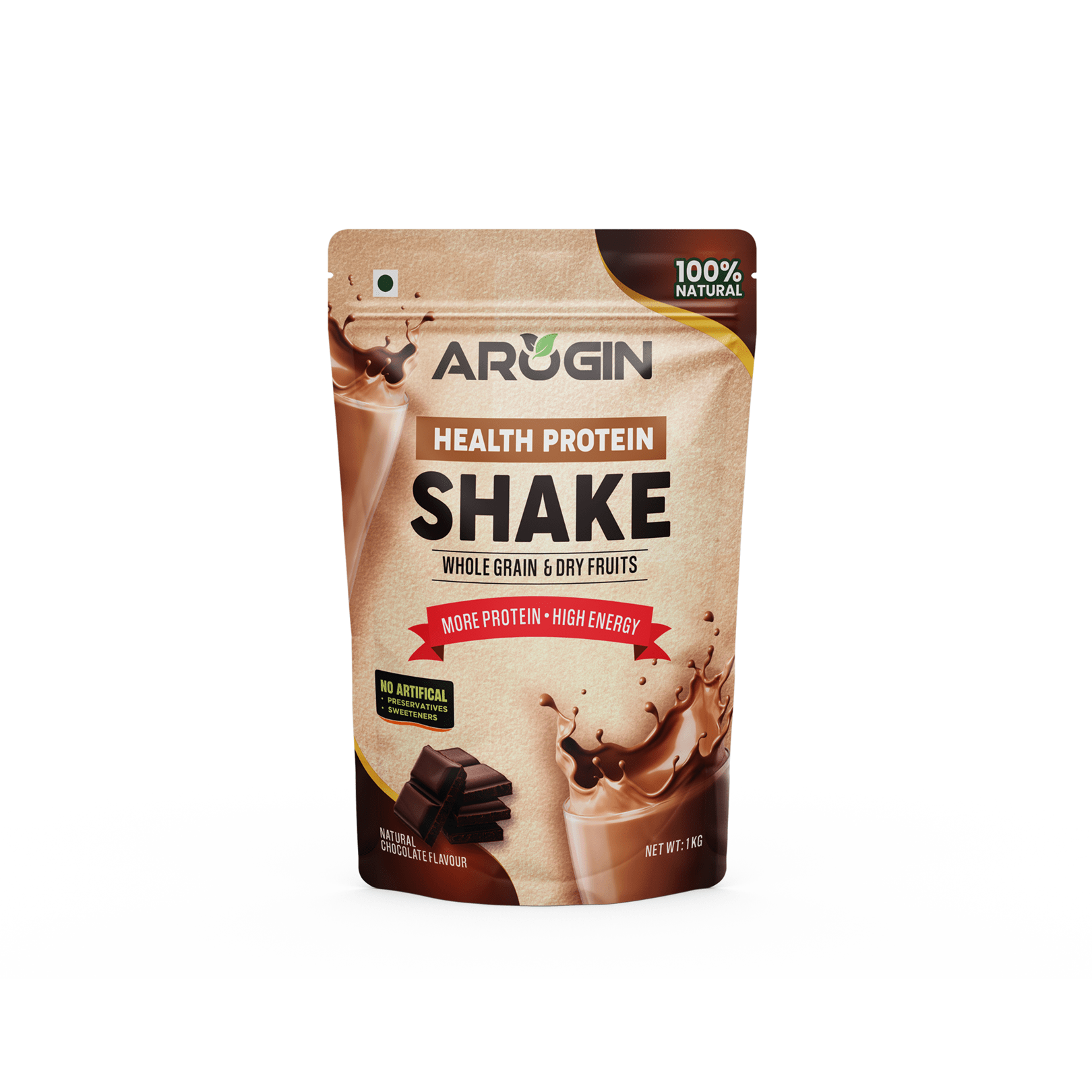Arogin Chocolate Protein Shake Powder - Image 5