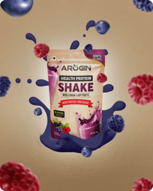 Arogin Health Protein Shake tripleberry with natural nuts, seeds, and grains