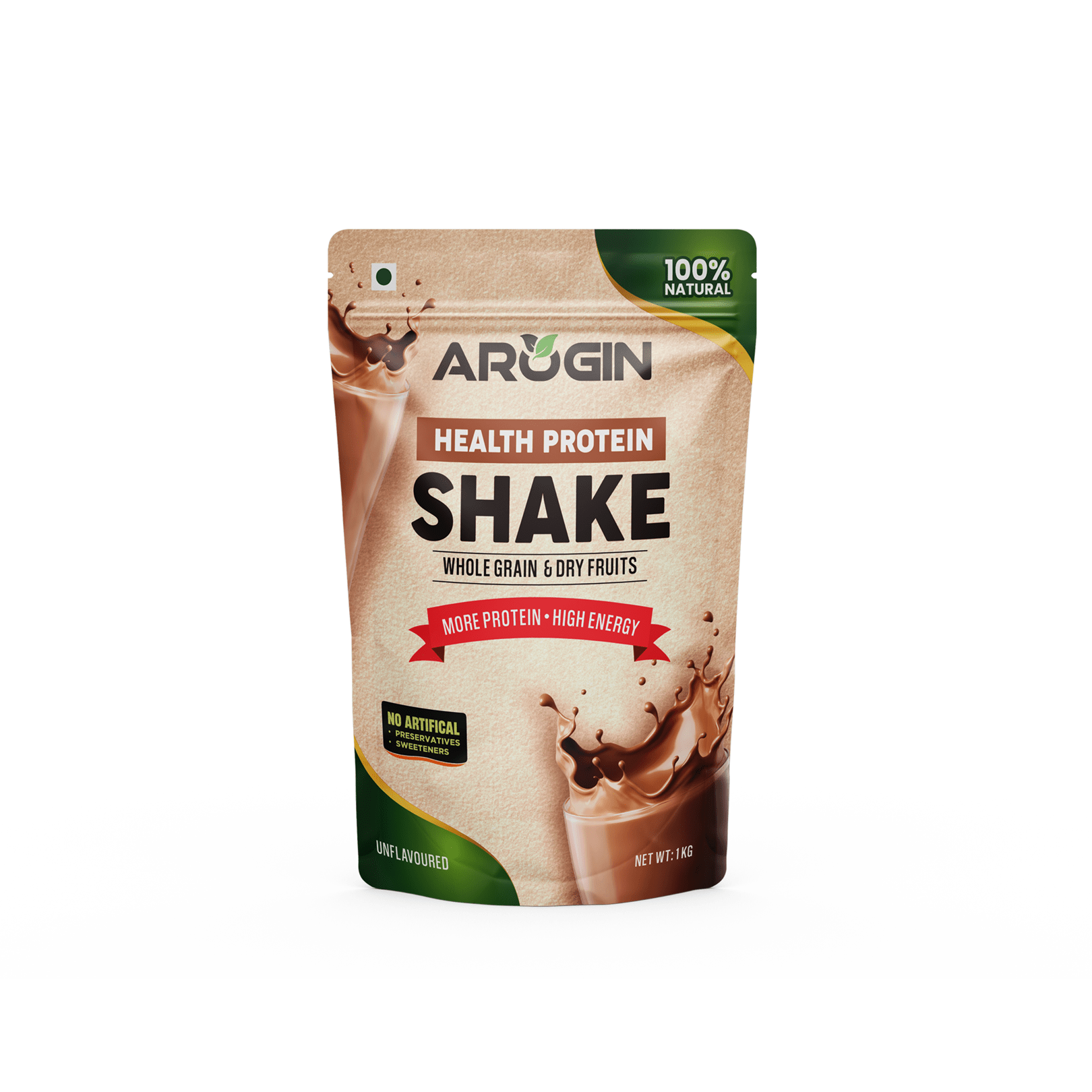 Arogin Unflavored Protein Shake Powder - Image 6